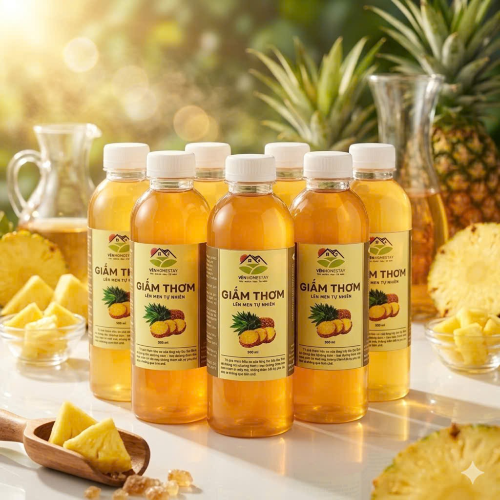 Giấm thơm lên men tự nhiên – 500ml/chai