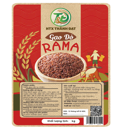 Gạo đỏ RaMa – 1kg