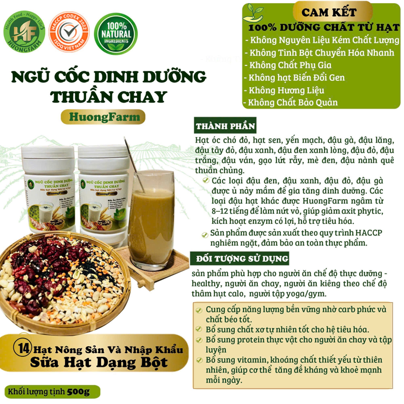 Bột mè đen & mầm mè đen – 500g/hũ