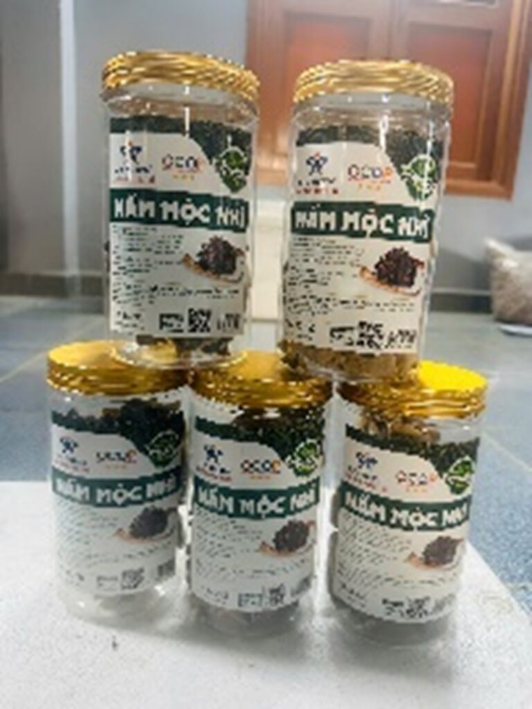 Nấm mộc nhĩ – 100g/hũ HTX Kim Thanh