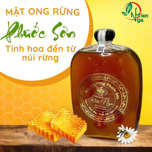 Mật ong rừng Phước Sơn “Tinh hoa đến từ núi rừng” – 500ml / 1L